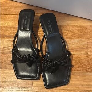 Tony bianco Tuscany black nappa heels